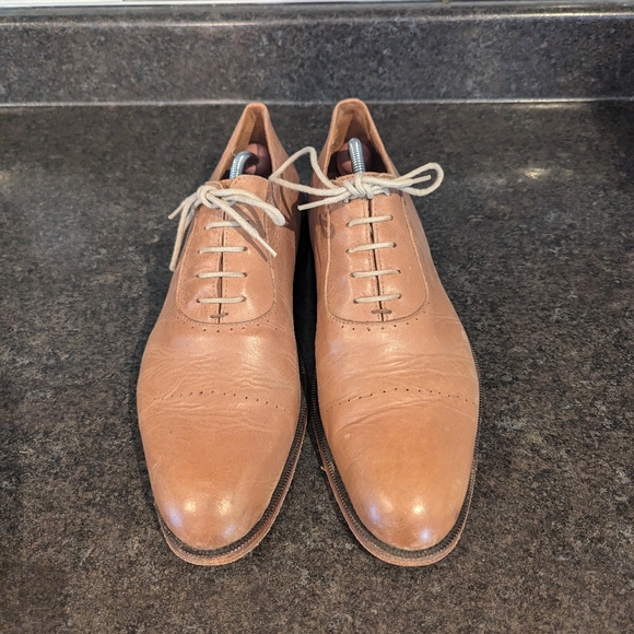 Men's size 10 Manuel Dupont leather dress shoes - Picture 2 of 7